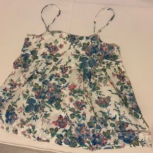 Jcrew Floral Babydoll Top